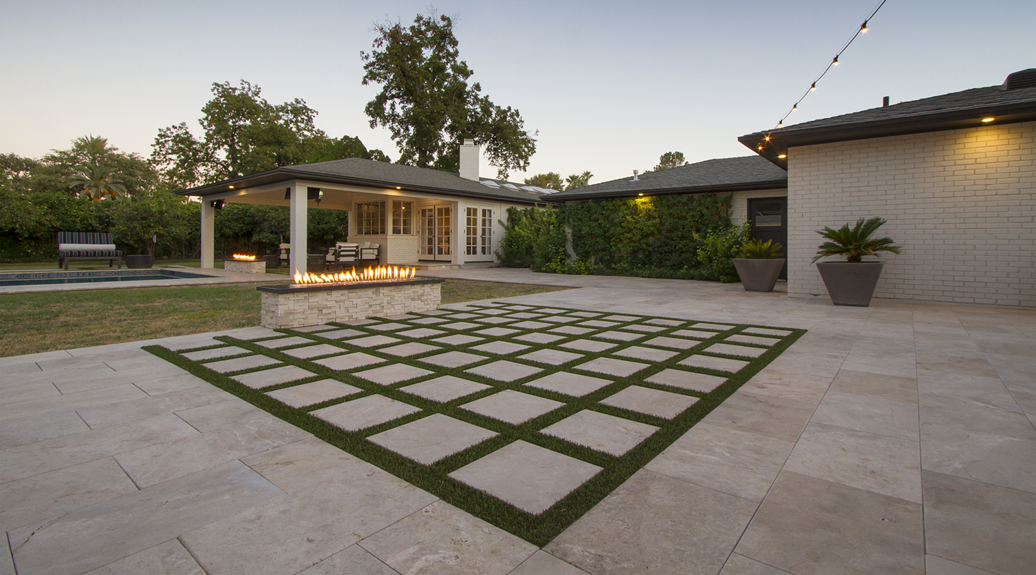 Award-winning paver project